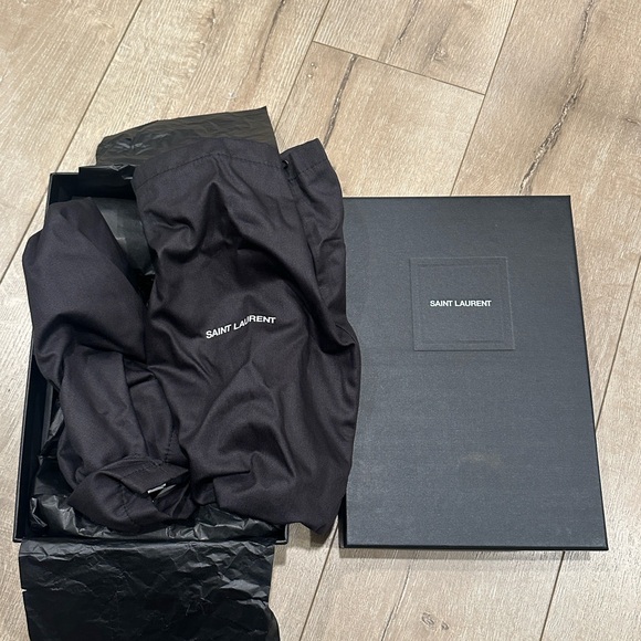 NIB: Saint Laurent Raso Slingback Heels in Black - Picture 8 of 10